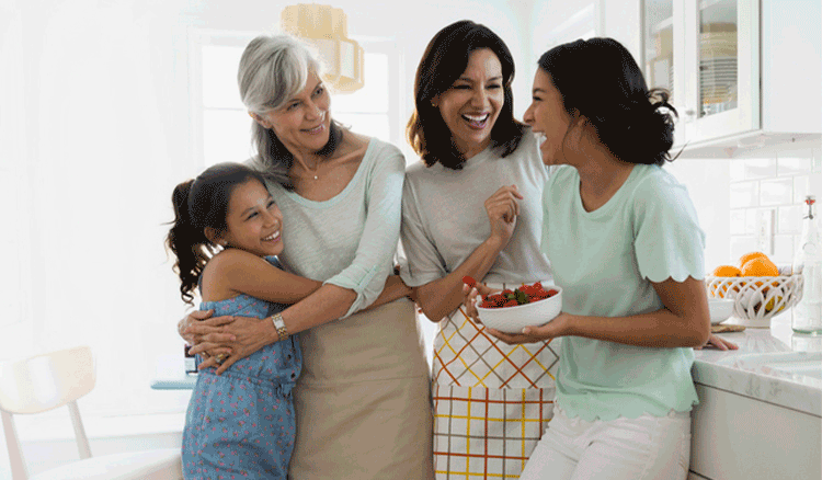 Women enjoying each other's company